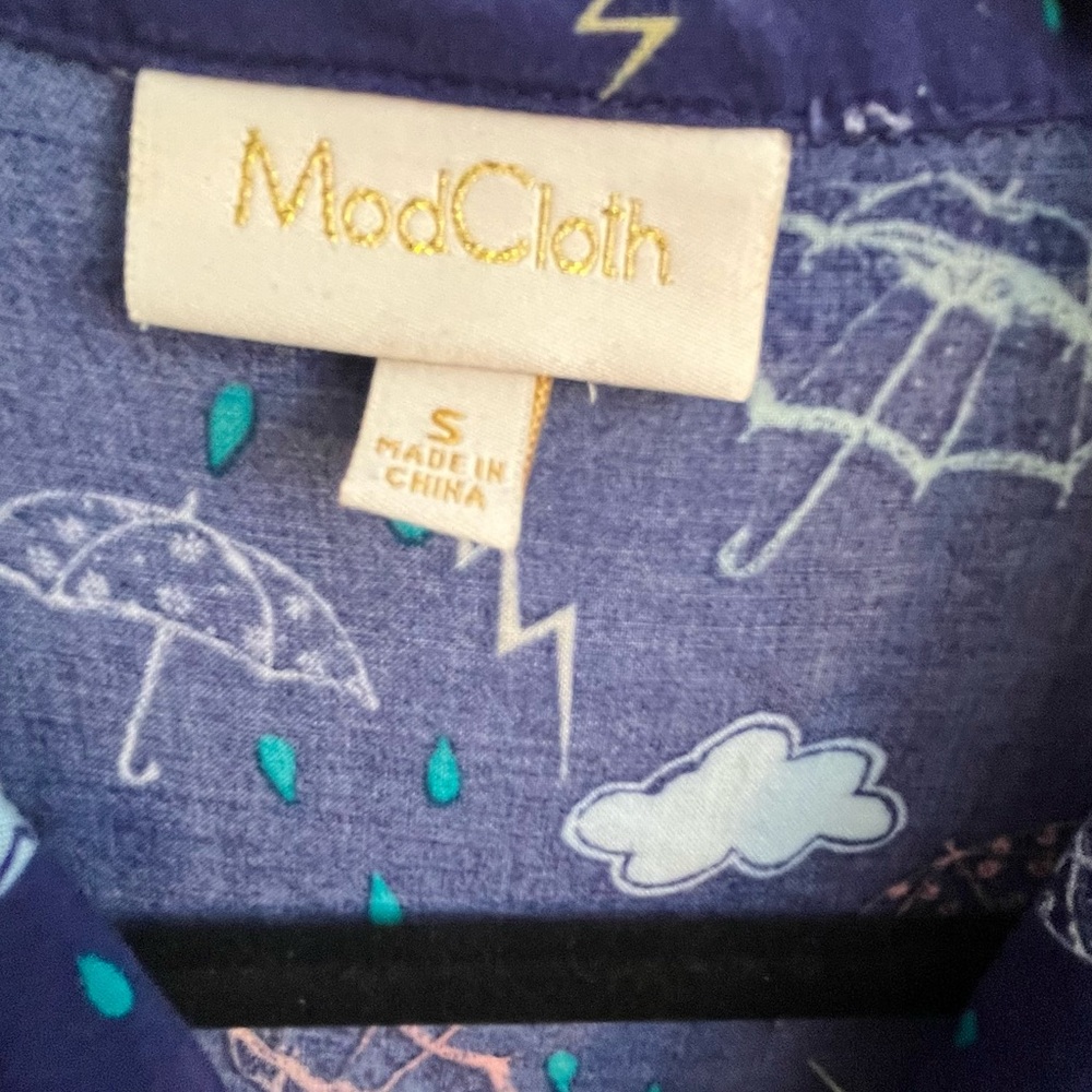 ModCloth Small Blue Romper - Picture 4 of 4
